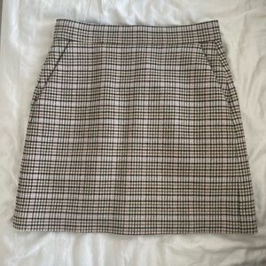 & other stories mini skirt checked
